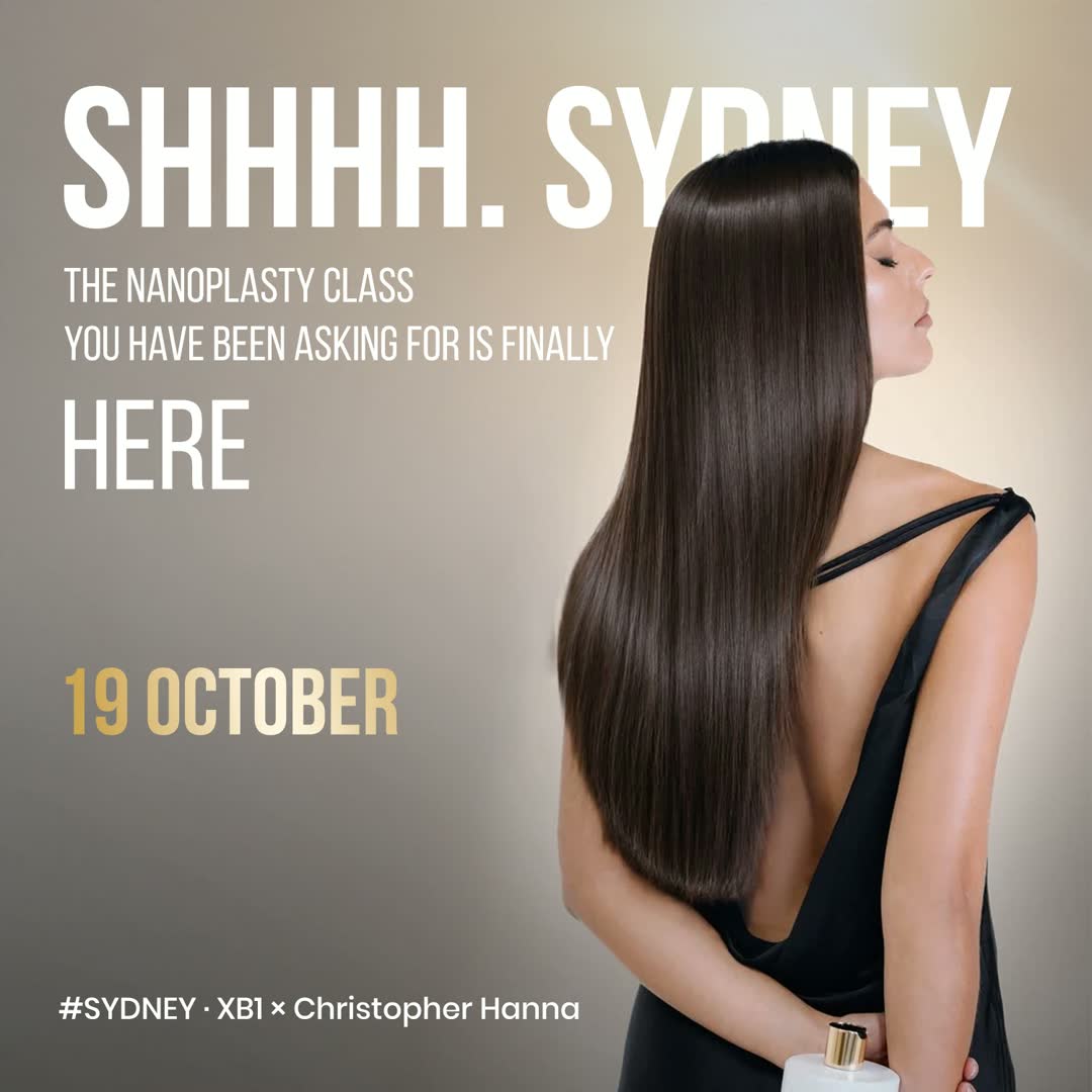 Shhhh. Sydney — the nanoplasty class you have been asking for is finally here. 19 October. XB1 × Christopher Hanna.